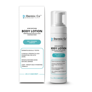 Acne Soothing Body Lotion: Calm, Clear, and Hydrated Skin