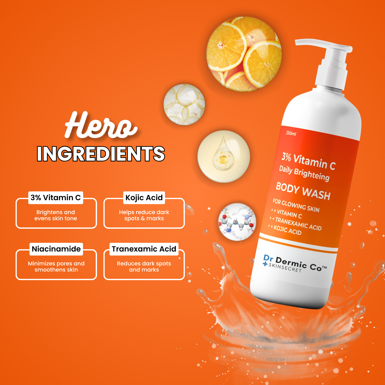 3% Vitamin C Daily Brightening Body Wash - Image 4
