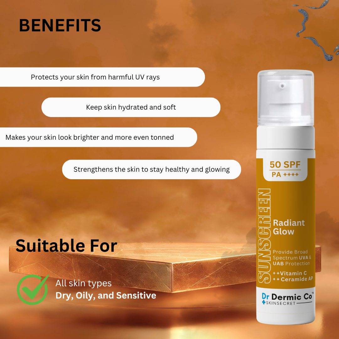 Radiant Glow Sunscreen SPF 50: Protection and Radiance in One - Image 2