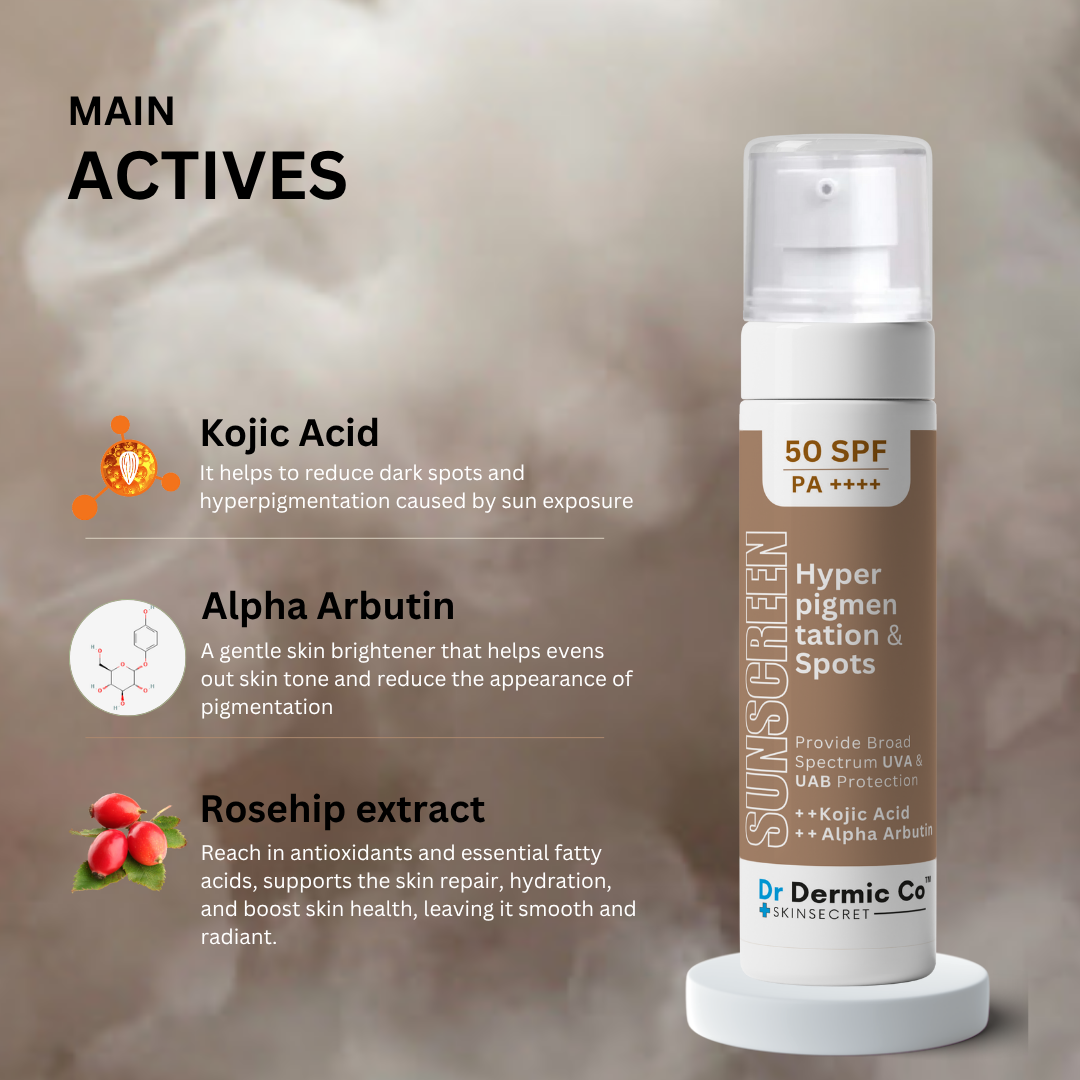 Hyperpigmentation & Dark Spots Sunscreen SPF 50: Brighten, Protect, and Rejuvenate - Image 3