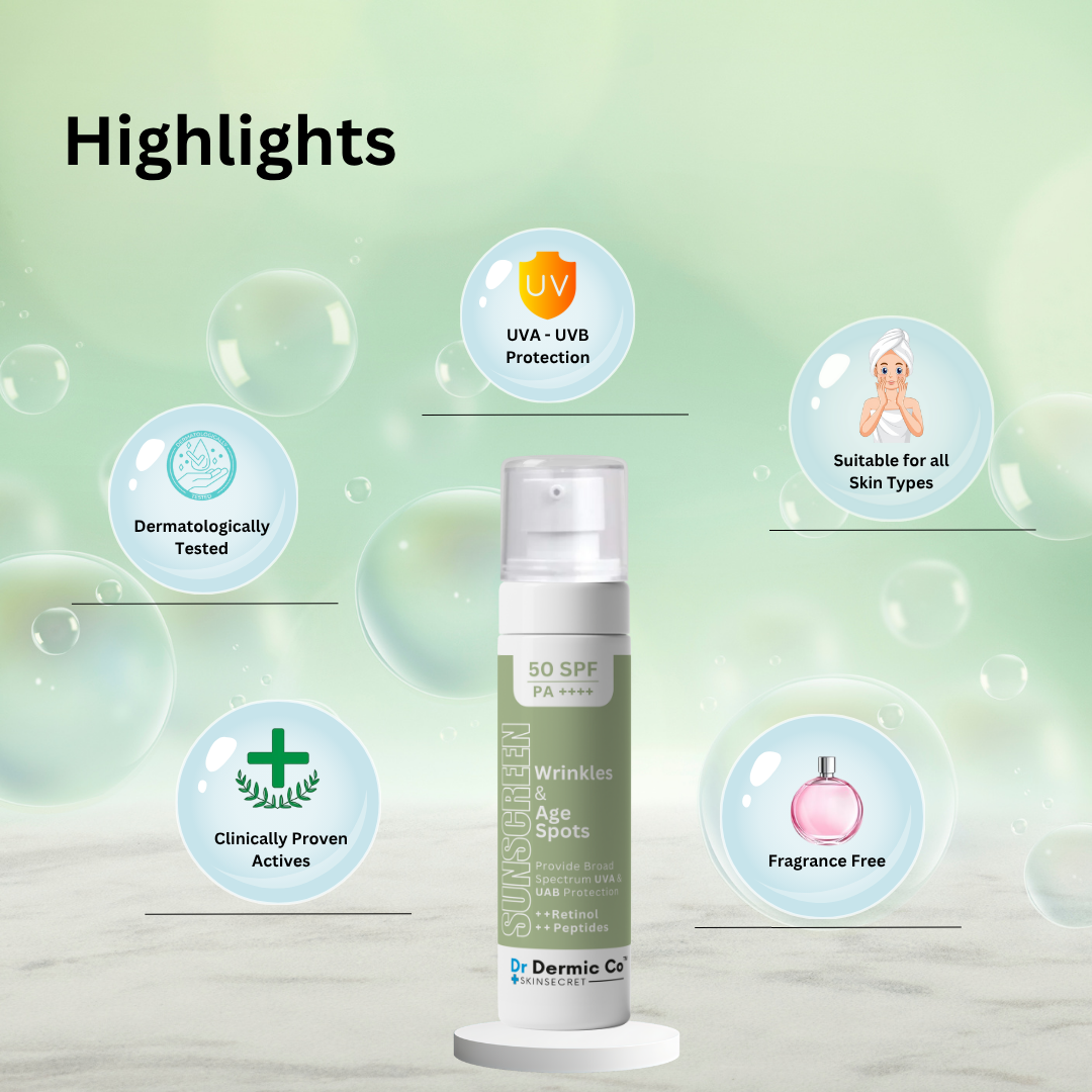 Wrinkles & Age Spots Sunscreen SPF 50 - Image 4