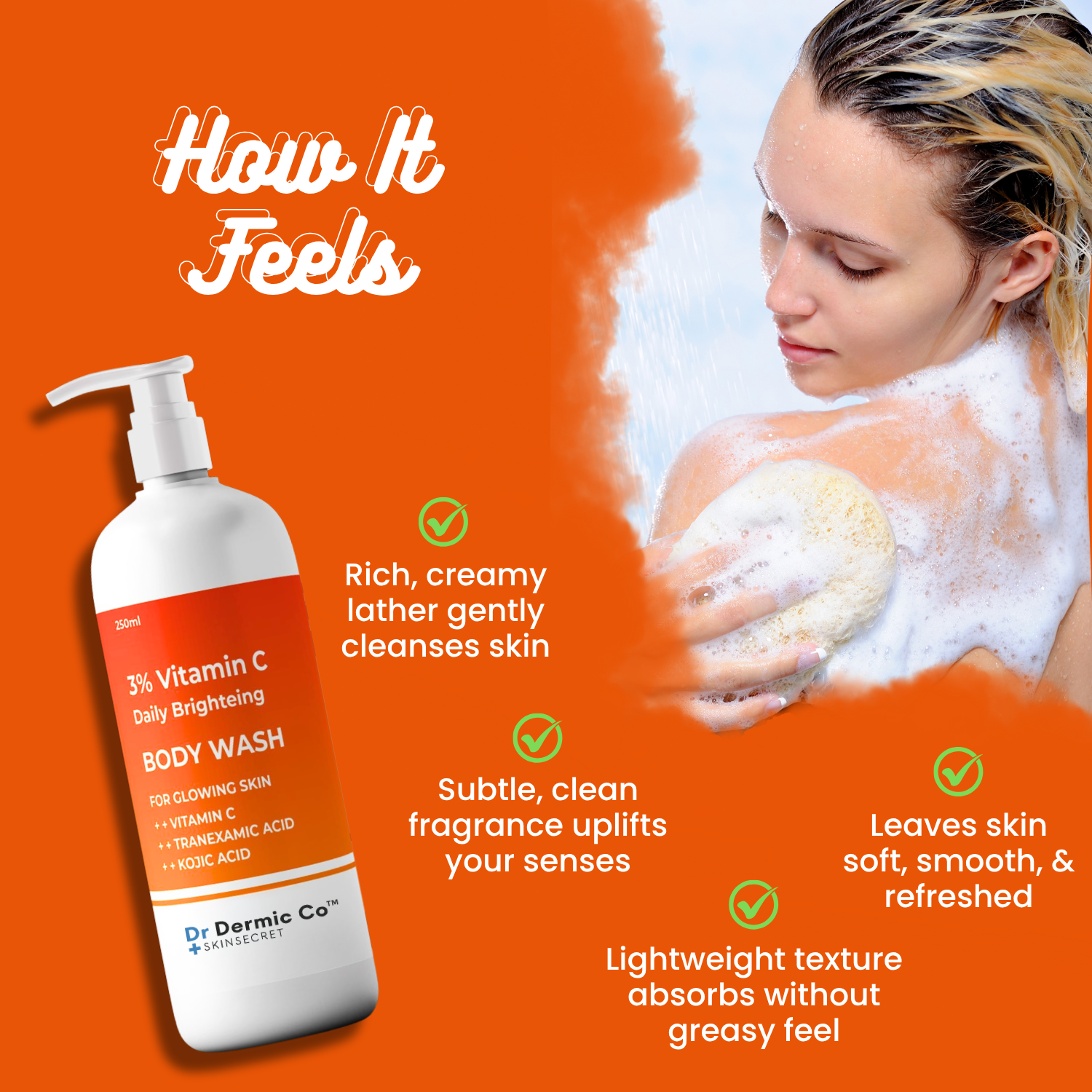 3% Vitamin C Daily Brightening Body Wash - Image 5
