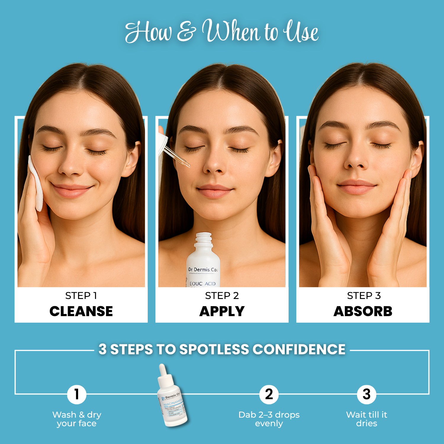 10% Niacinamide Face Serum with Centella Extract, 2% Zinc & Hyaluronic Acid - Image 6