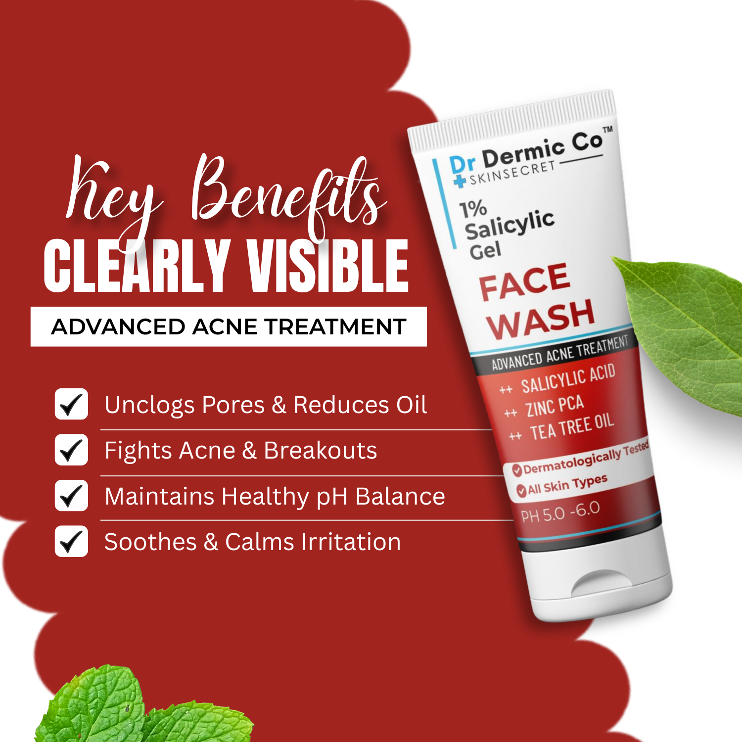 1% Salicylic Gel Face Wash - Image 2