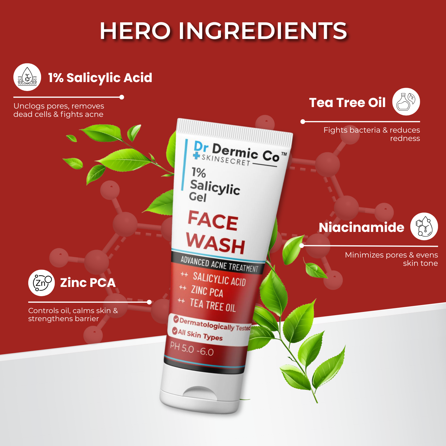 1% Salicylic Gel Face Wash - Image 4