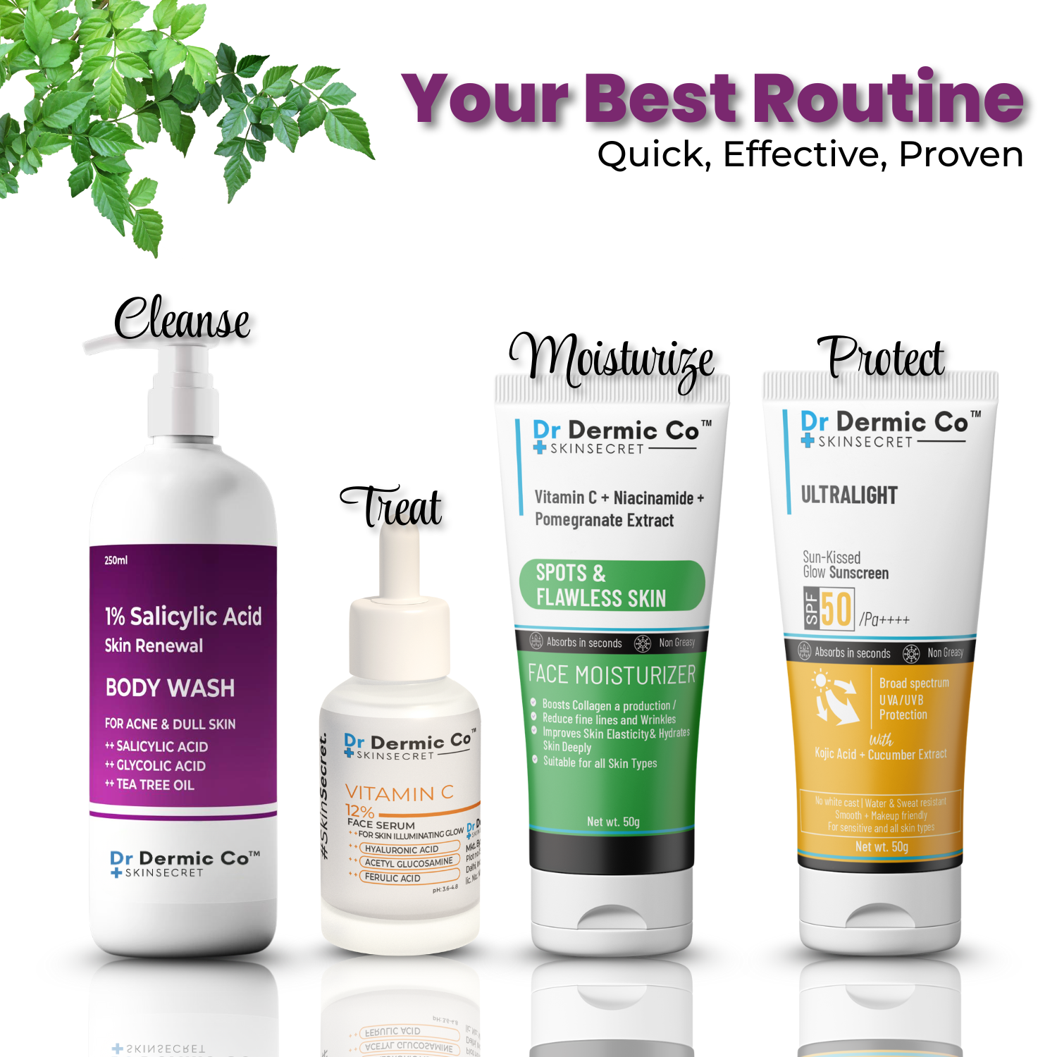 1% Salicylic Acid Body Wash for acne and dull skin. Key actives are salycylic acid, glycolic acid, tea tree oil - Image 7