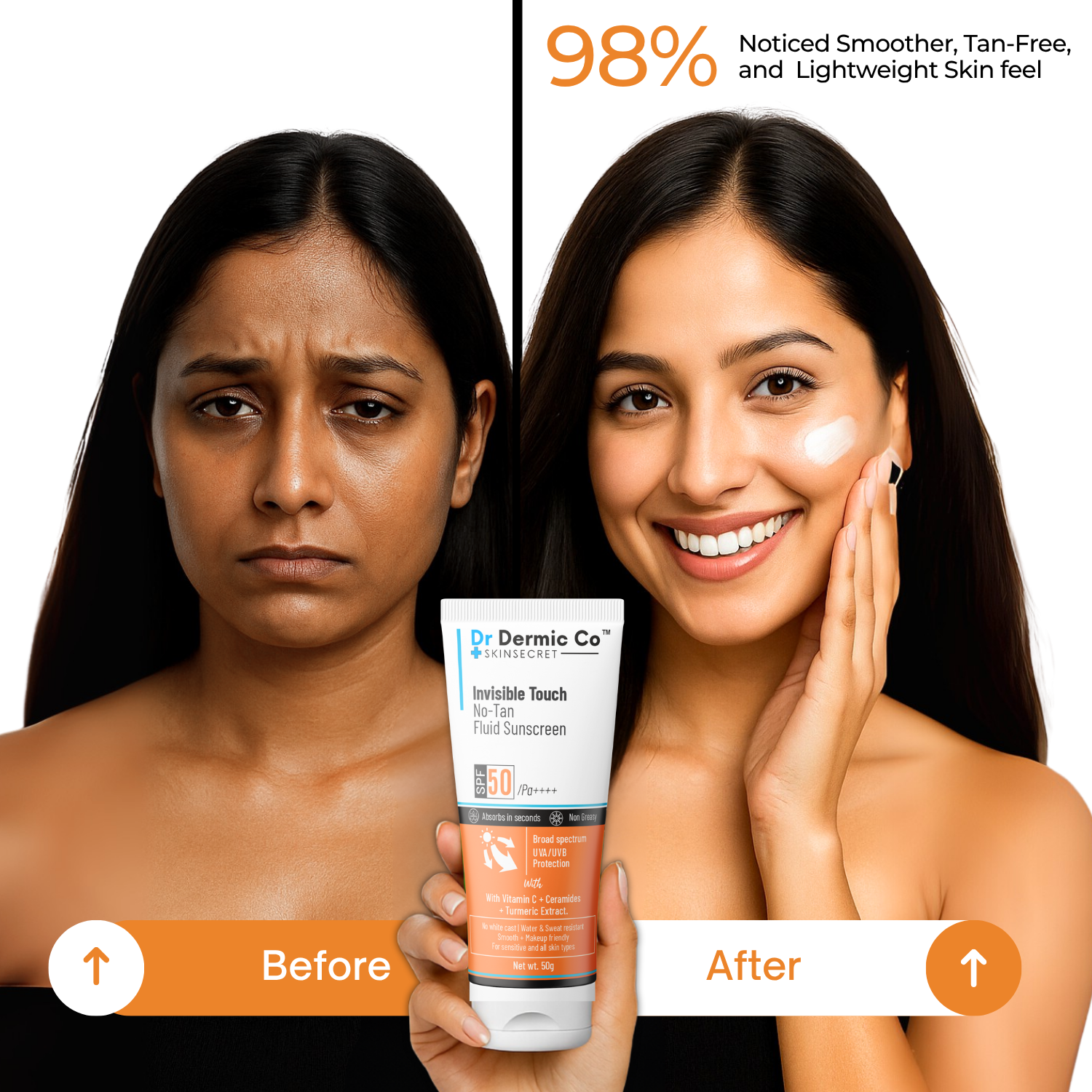 Invisible Touch | No-Tan | Fluid Sunscreen - Image 3