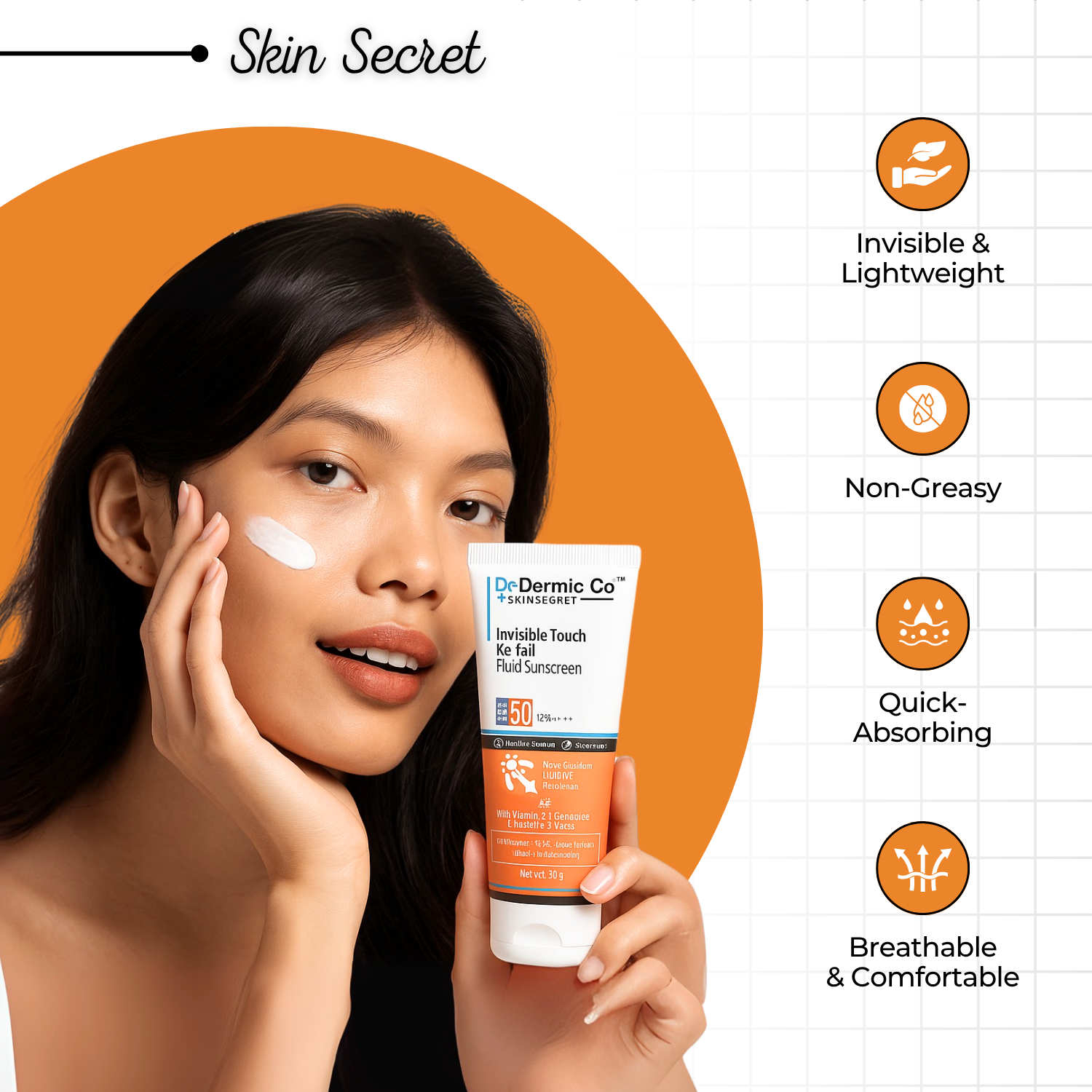 Invisible Touch | No-Tan | Fluid Sunscreen - Image 5