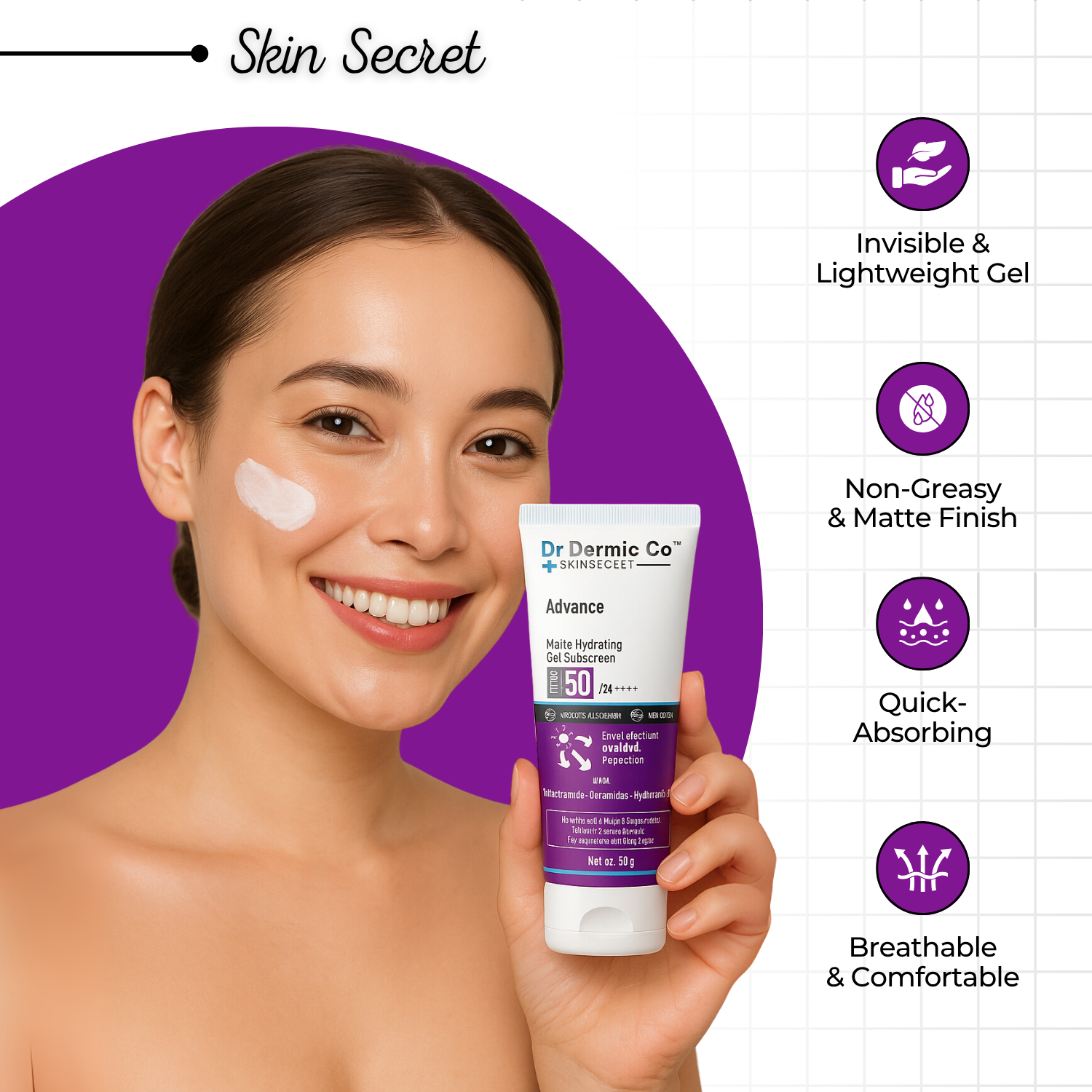 Advanced | Matt Hydrating | Gel Sunscreen - Image 5