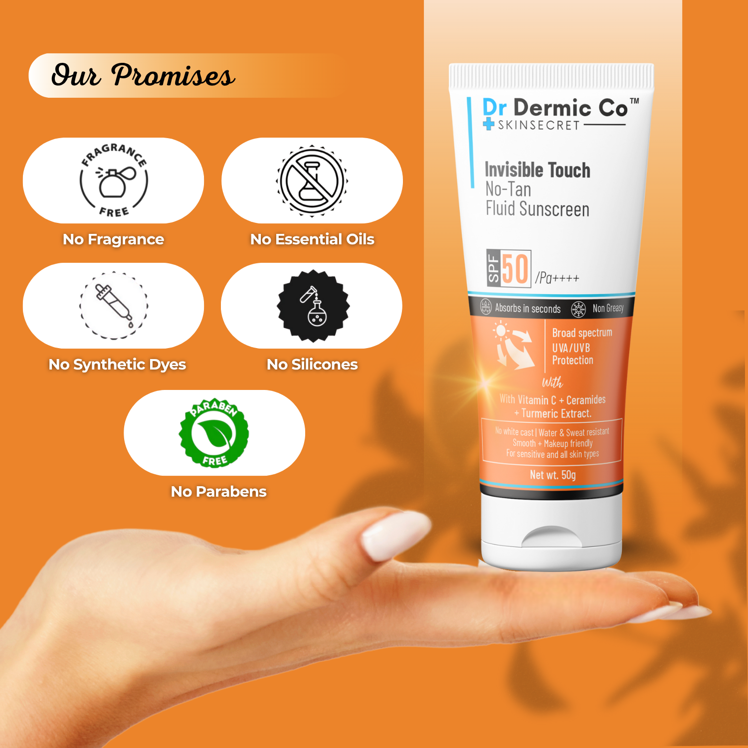 Invisible Touch | No-Tan | Fluid Sunscreen - Image 8