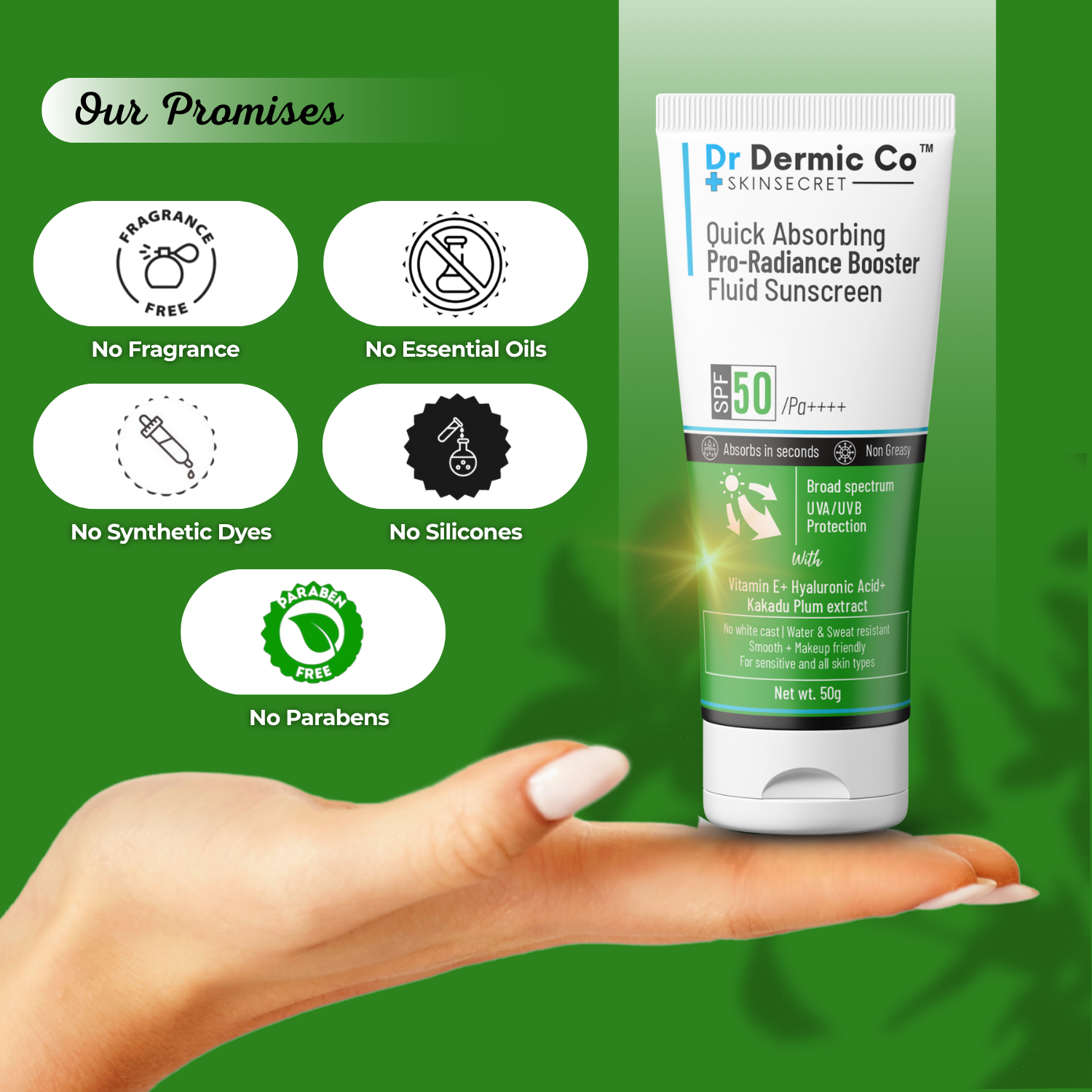Quick Absorbing| Pro-Radiance Booster| Fluid Sunscreen. - Image 8