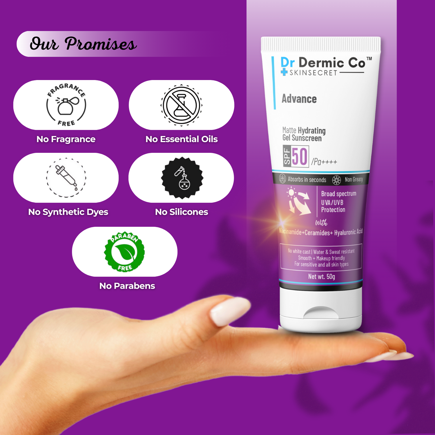 Advanced | Matt Hydrating | Gel Sunscreen - Image 8