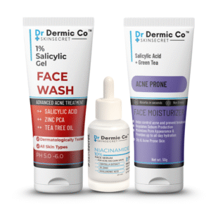 Acne kit (Salicylic Facewash + Niacinamide Serum + Acne Moisturiser)