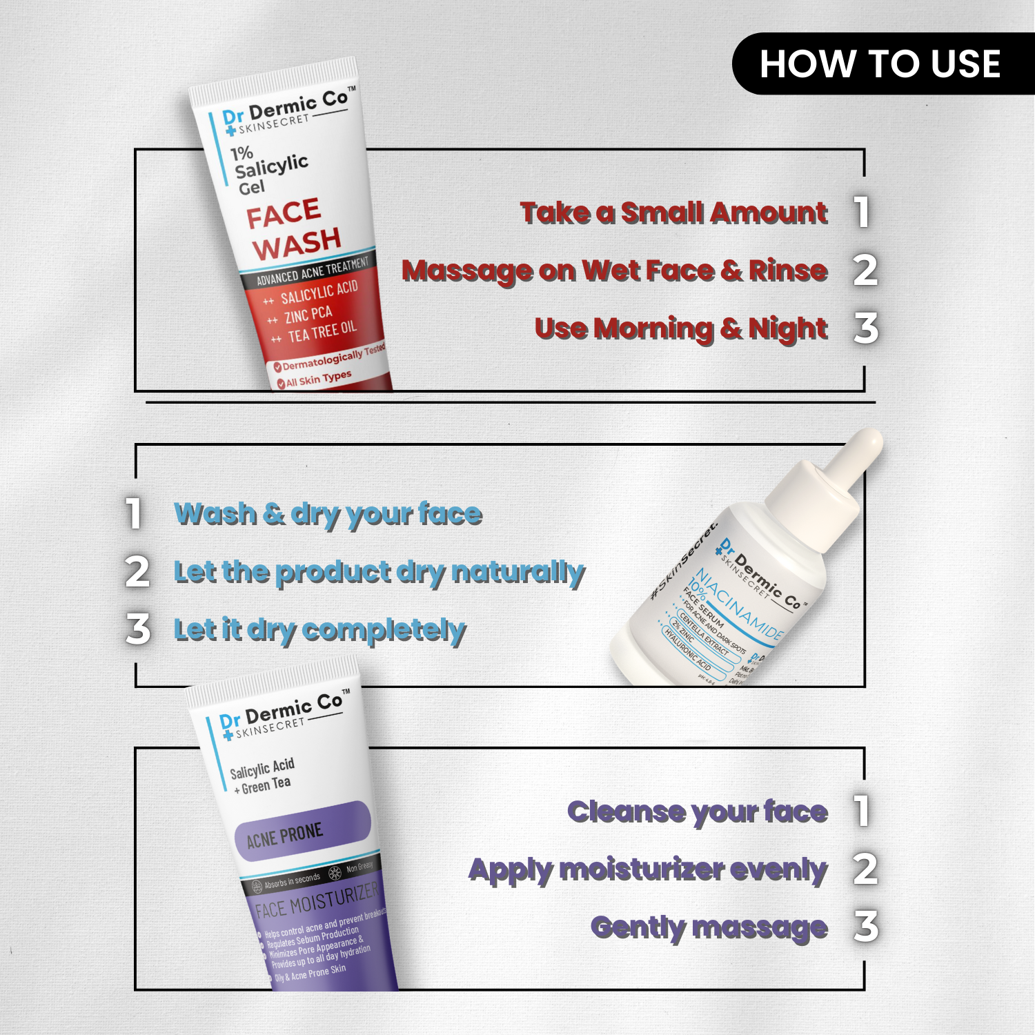 Acne kit (Salicylic Facewash + Niacinamide Serum + Acne Moisturiser) - Image 5