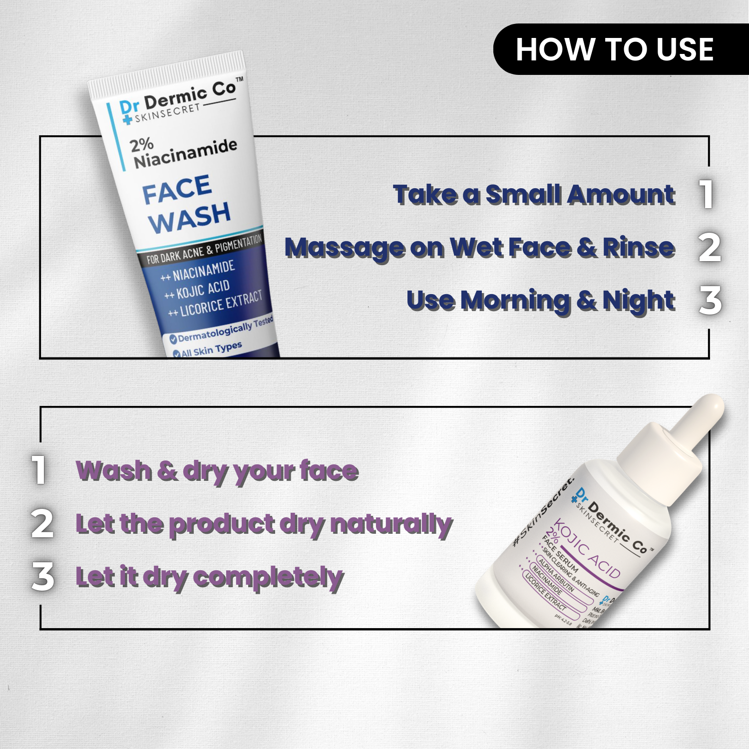 Dark spots and Pigmentation Combo (Niacinamide Facewash + Kojic Serum) - Image 4